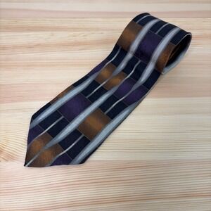 MANZONI Italy Silk Tie Men Abstract‎ Geometric Pattern Retro Necktie Handmade